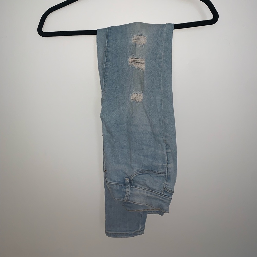Pacsun Light Blue Ripped Skinny Jeans